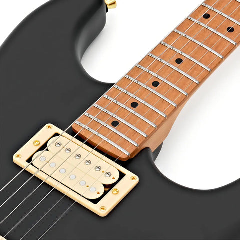Jet Guitars Guitarra Js700 Eléctrica Matt Black Material Del Diapasón Maple Orientación De La Mano Diestro