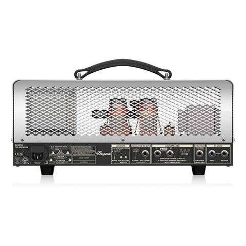 Cabezal Amplificador P/guit. Valvulas, Bugera T50 Infinium Plateado/negro