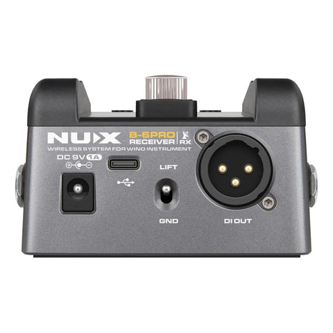 Nux B-6pro Micrófono Inalámbrico Para Saxofones Y Trompetas Color Negro