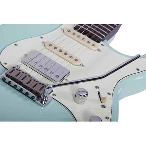 Guitarra Schecter Nick Johnston Trad 10 Anniversary Green Ébano Diestro Verde Claro