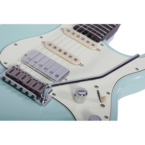 Guitarra Schecter Nick Johnston Trad 10 Anniversary Green Diestro Verde Claro Ébano