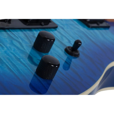 Guitarra Electrica Trans Blue Burst Schecter Pt Pro-maple Diestro Trans Blue Burst