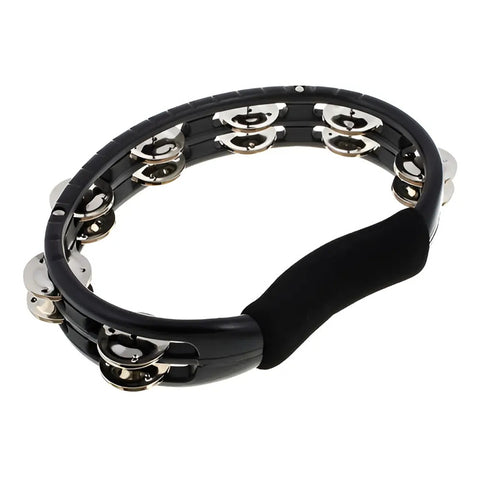 Meinl Tmt1 Blk Pandero De Mano Con Crotalos Aluminio Negro