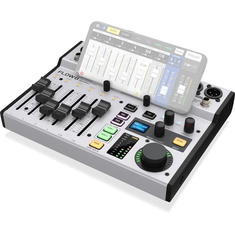 Mezcladora Digital 8 Entradas Con Bluetooth Behringer Flow 8