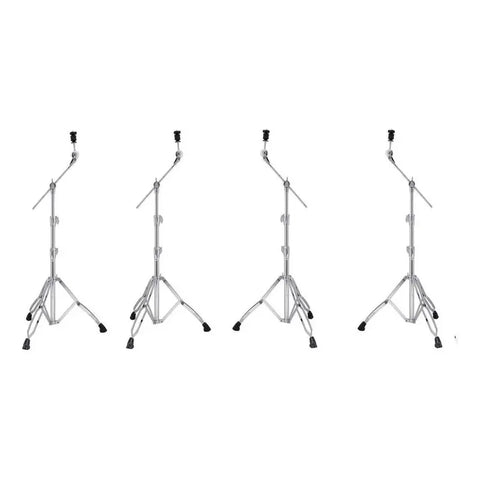 Set Soportes Mapex Mars Hp-b6004i 4 Bases Boom Para Platillos Plateado