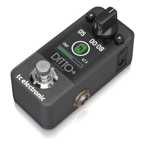 Pedal Para Guitarra Tc Electronic Ditto+ Looper Negro