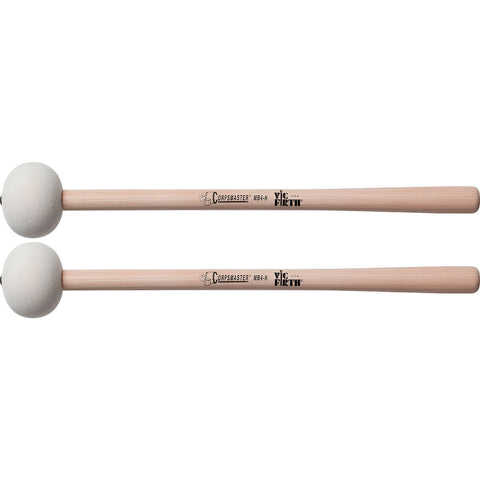 Baqueton Para Bombo Cabeza Dura Extra Grande Vic Firth Mb4h Natural