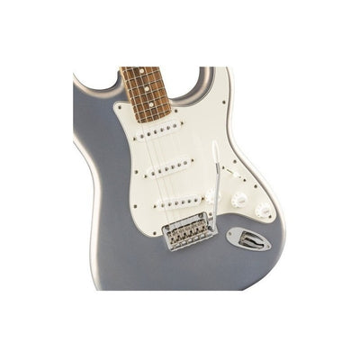 Guitarra Eléctrica Fender Player Stratocaster De Aliso 2010 Silver Brillante Con Diapasón De Granadillo Brasileño