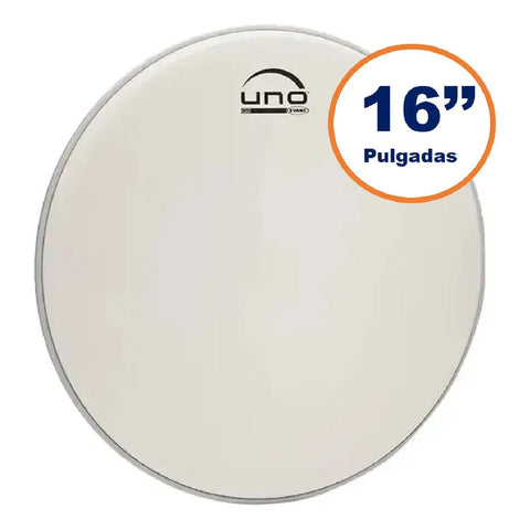 Parche Tom G2 Doble Capa 16 Pulgadas Uno By Evans Rugoso Blanco