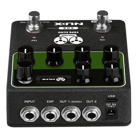 Pedal Tape Echo Tributo Al Space Echo Nux Ndd-7 Negro
