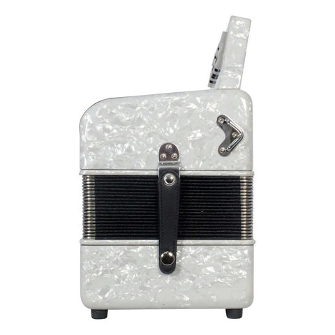 Moretti Verona Acordeón 12 Bajos 31 Botones Tono Sol Blanco