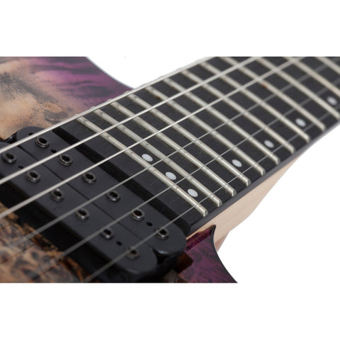 Guitarra Eléctrica Sólida 6 Cuerdas Schecter C-6 Fr Pro Aub Diestro Aurora Burst Wengué