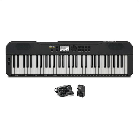 Teclado Nux Nek-100 61 Teclas Sensitivas Bluetooth Y Midi Negro