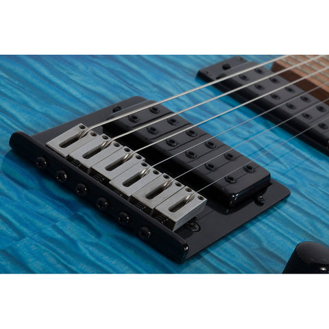 Guitarra Electrica Trans Blue Burst Schecter Pt Pro-maple