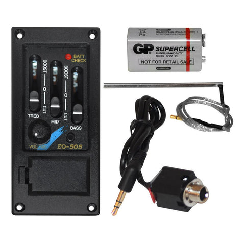 Pastilla De 3 Bandas Para Guitarra Western Belcat   Eq-505