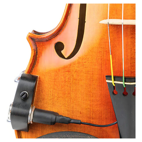 Pastilla Pasiva Kna Vv-3v Piezoeléctrico Para Violin O Viola Negro