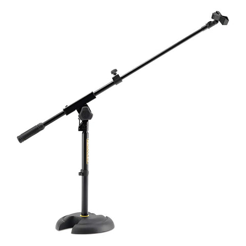 Soporte Bajo Para Micrófono Bombo Ampli Hercules Ms120b Pro Color Negro