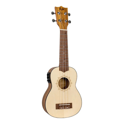 Ukelele Electroacústico Soprano Flight Dus320 Eq Sp/zeb Natural