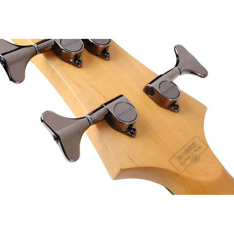 Bajo Eléctrico Negro Brillante, Sgr By Schecter C4 Bass Diestro Gloss