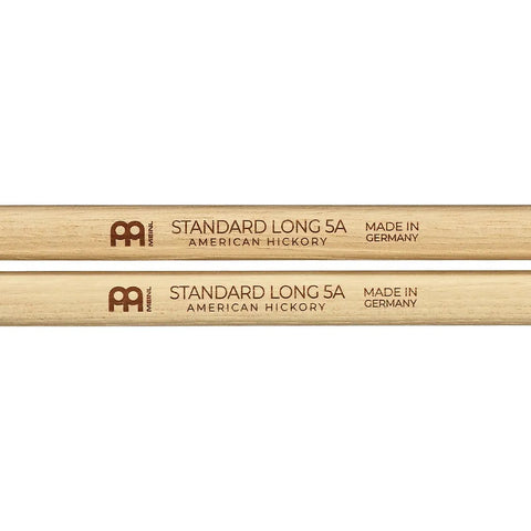 Baqueta Larga 5a Meinl Para Batería Nogal Americano Punta Madera 42cm