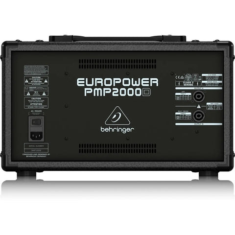 Mezcladora Amplificada 14 Canales 2000w, Behringer Pmp2000d