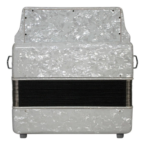 Acordeón Blanco De 31 Botones Tono De Sol Moretti Turin Gcf