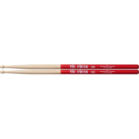 Vic Firth 7avg Baquetas 7a Punta De Madera Para Batería Color Rojo Natural
