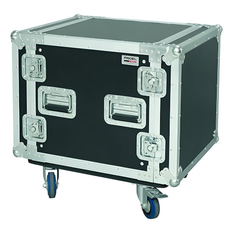 Estuche Rack Prof 19 PuLG 10 Unidades Proel Cr210blkmw Negro