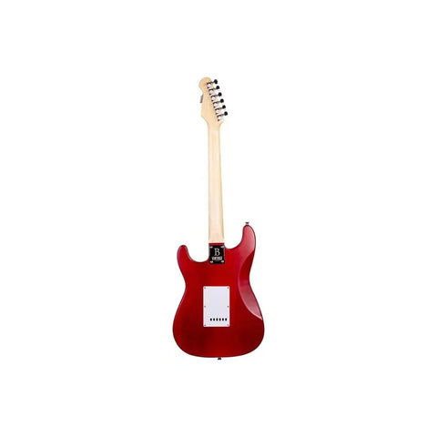 Guitarra Eléctrica Vintage Babilon Twister-rd Rojo Diestro Palo De Rosa