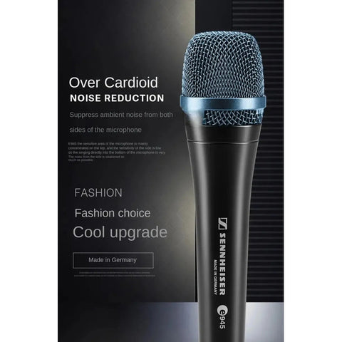 Micrófono Sennheiser Evolution E 945 Dinámico Supercardioide Color Negro