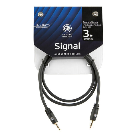 Cable De Audio Estéreo De 1/8 A 1/8 Planet Wave Pw-mc-03