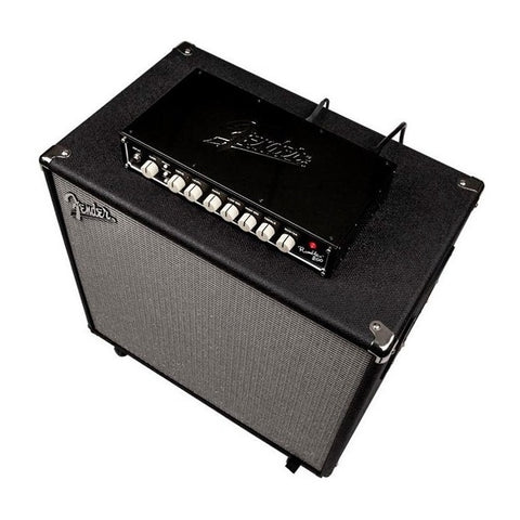 Amplificador Para Bajo De 25w Fender Rumble Series 25 V3 Negro/plata