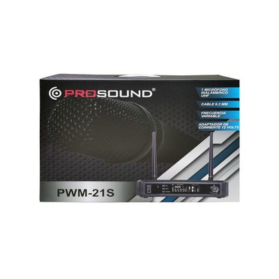 Sistema Inalámbrico De Microfono Prosound® Pwm-21s