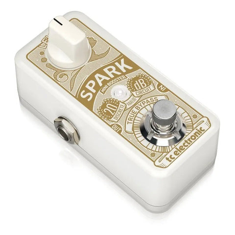 Pedal P/guitarra Primetime, Tc Electronic Spark Mini Booster Blanco