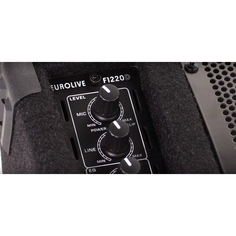 Behringer F1220d Monitor Biamplificado Activo 12 Pulgadas Negro