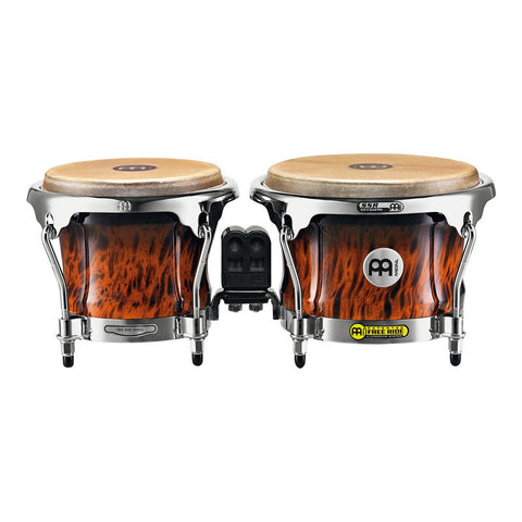 Bongo De Tamaño 7 Y 8 ½ Pulgadas Cafe Africano Meinl Fwb-400