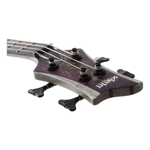 Bajo 4 Cuerdas Schecter Riot-4 Bass Aurora Burst Diestro Índigo 4