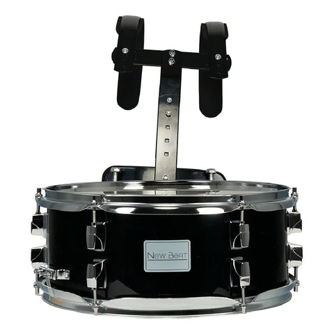 Tarola De Marcha New Beat 14  X 5.5  Modelo Nb-masd1 Aro Acero Plata Negro