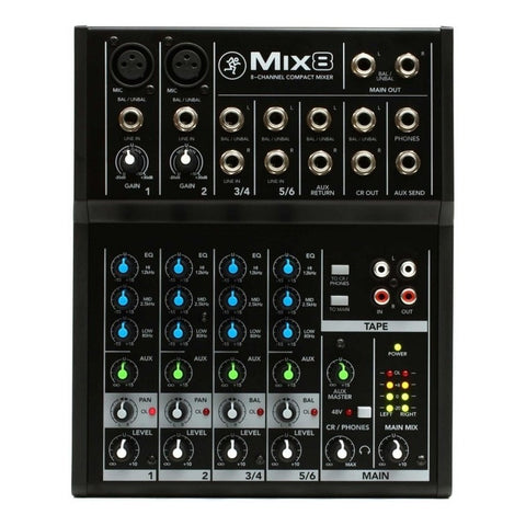 Consola Mackie Mix8 De Mezcla