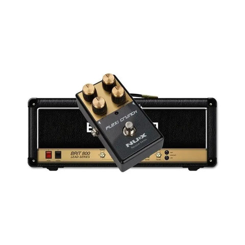 Pedal Distorsión Nux Plexi Crunch Reissue Guitarra Eléctrica Marrón