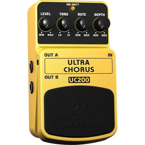 Behringer Uc-200 Pedal Ultra Chorus Color Amarillo