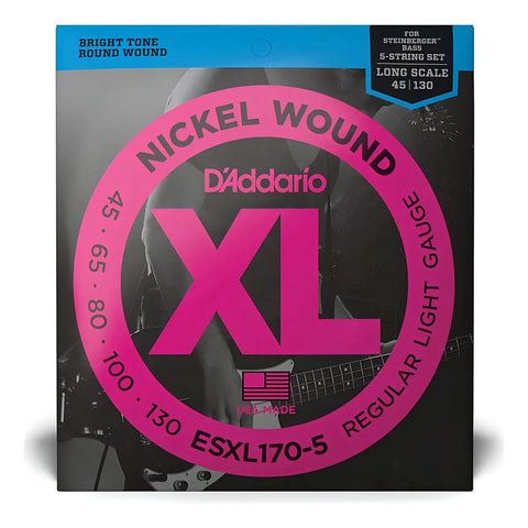 Cuerda Para Contrabajo D'addario Xl Exl170-5