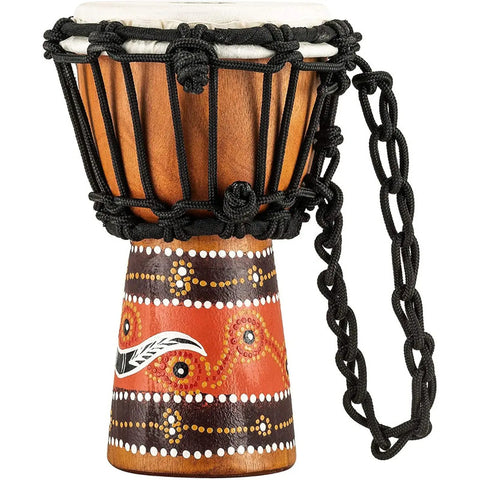Djembe De Caoba 4.5x8 PuLG Serie Python Headliner Hdj5-xxs Marrón