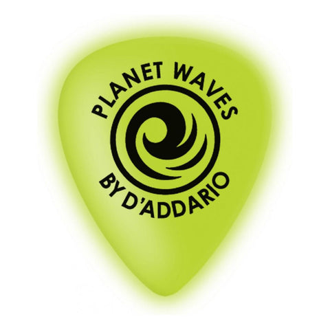 Paquete 10 Púas Luminiscentes Cal 1mm Planet Waves 1ccg6-10 Grueso