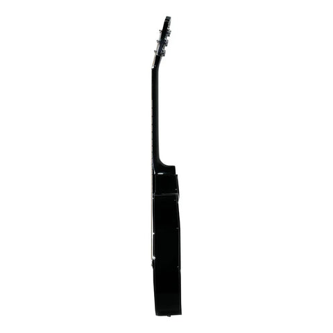 Guitarra Electroacústica Folk La Sevillana Fo-300ceq Blk Negro