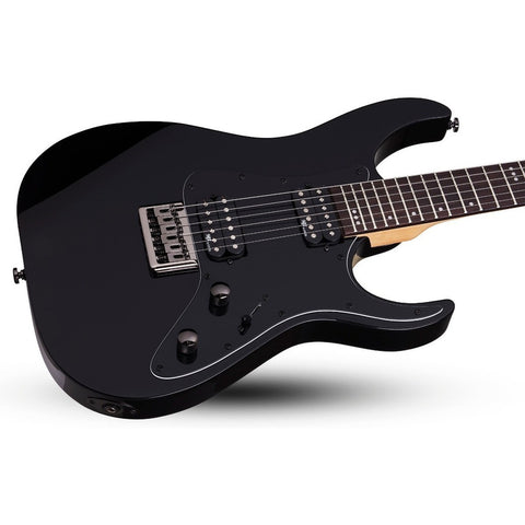Guitarra Eléctrica Negro Satinado, Sgr By Schecter Banshee-6 Diestro Satin Black Palo De Rosa