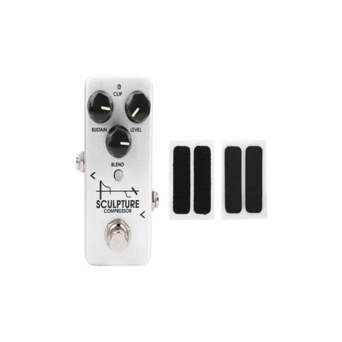 Nux Ncp-2 Sculpture Pedal Compressor Guitarra Electrica Gris Plata