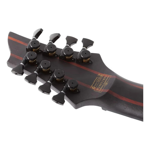 Guitarra Schecter Elect. John Browne Tao-8 Ozone Burst Diestro Violeta Ébano