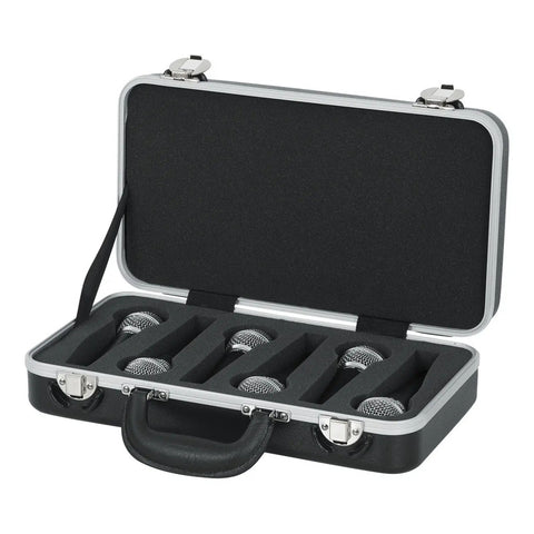 Case Estuche P/micrófonos 6 Espacios, Gator Gm-6-pe Negro