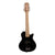 Paquete De Guitarra Infantil Negra Bellator Ecp3lp-bk Color Negro Orientación De La Mano Diestro